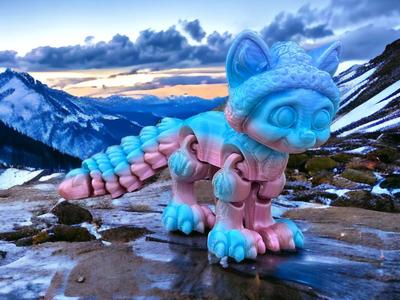 The Articulating Baby Artic Fox