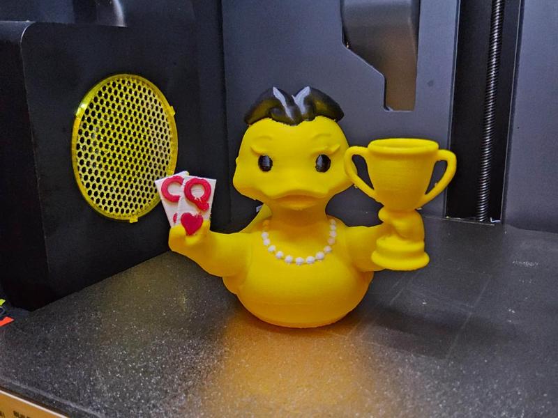 Rubber duck - lady poker