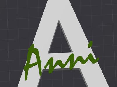 Letter A Anniversary
