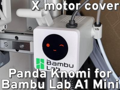 Panda Knomi for Bambu Lab A1 Mini X motor cover