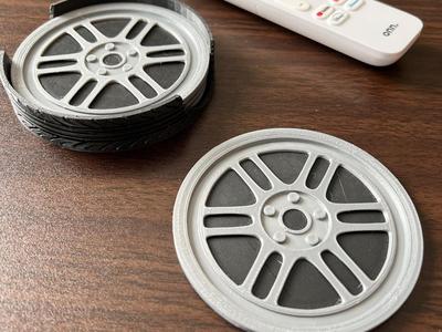 Enkei RPF1 Wheel Coaster Set