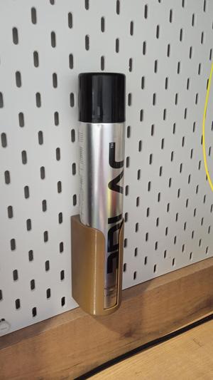 soporte para spray de laca, 3dlac, adhesive spray. ikea skadis