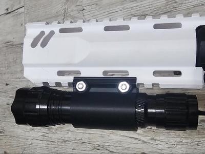 tactical flashlight holder for RIS rail