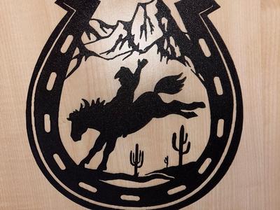 Cowboy Horseshoe Wall Decor