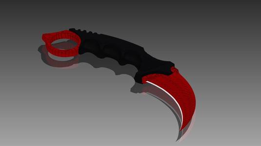 CS2 Counter Strike Karambit Crimson Web Factory New