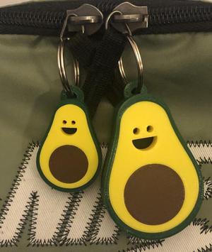 AVOCADO KEYCHAIN CHARM