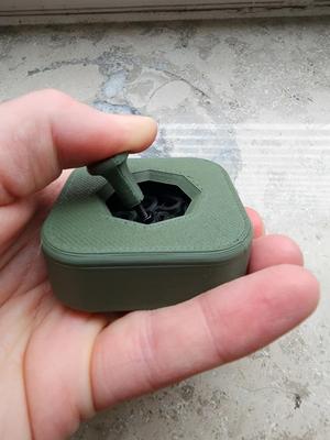 Joystick fidget - compliant spring
