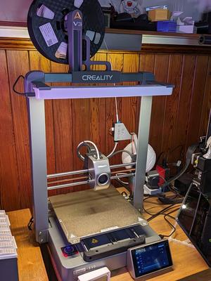 Ender-3 V3 Top Spool Holder (Rear Facing)