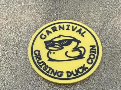CARNIVAL CRUISE DUCK COIN FOR HIDING 