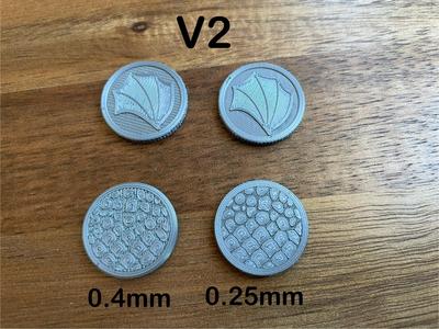 Wyrmspan Weighted Coins