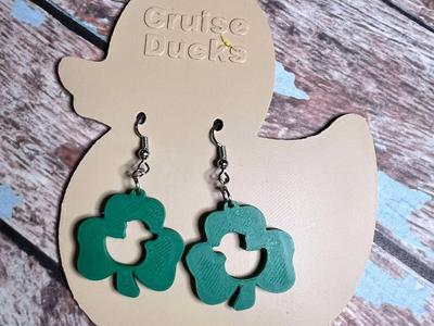 duck cutout shamrock