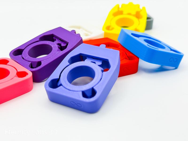 Micro Double Gear Fidget Spinner - Print in Place 