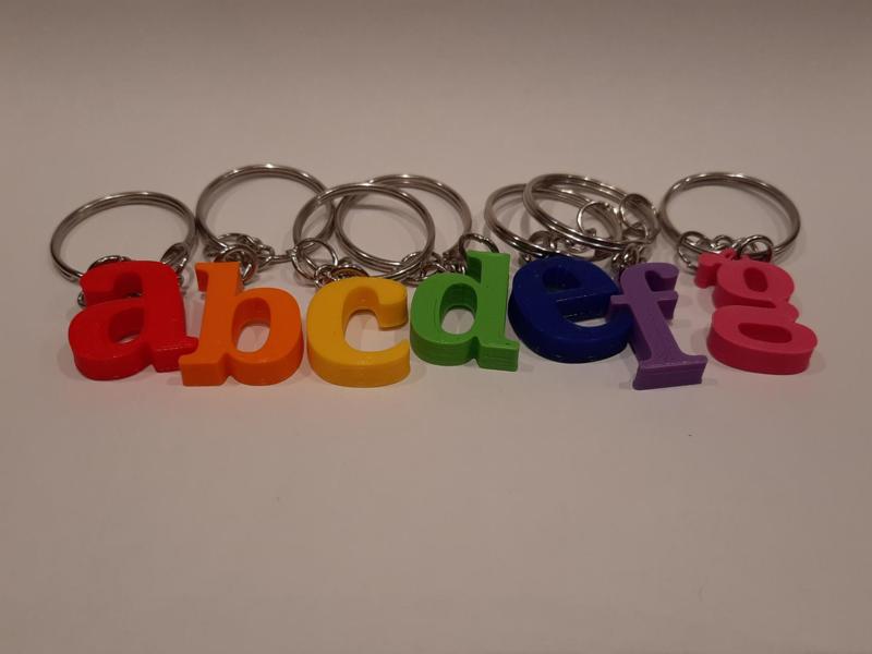 Alphabet Keychains – Complete A-Z Set