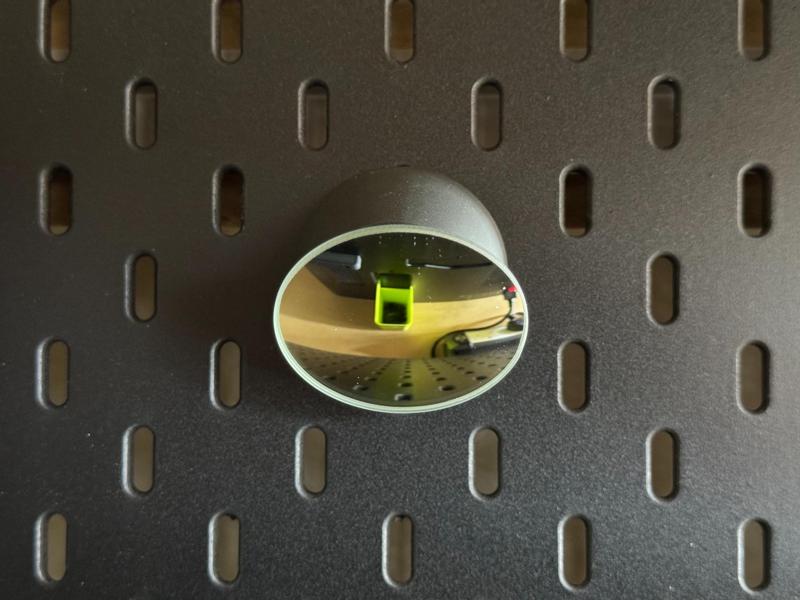 IKEA Skådis Mirror Mount - Bambu Poop Bin Viewer
