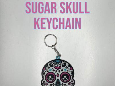Sugar Skull Keychain