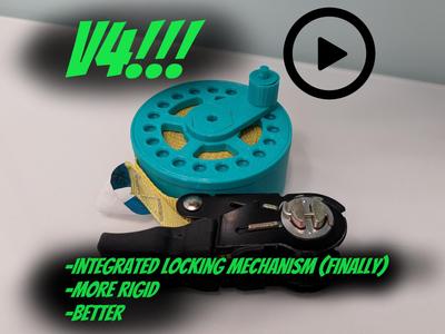 Ratchet strap reel V4 (clicky assembly)
