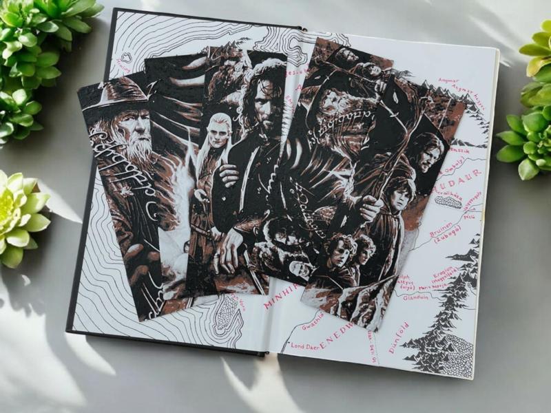 The Lord of the Rings bookmarks