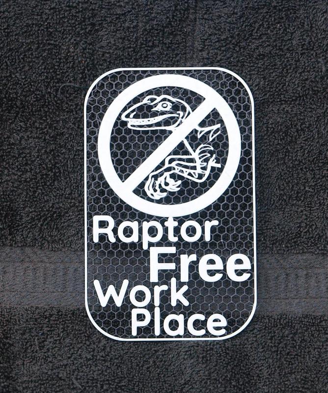 Raptor Free signs