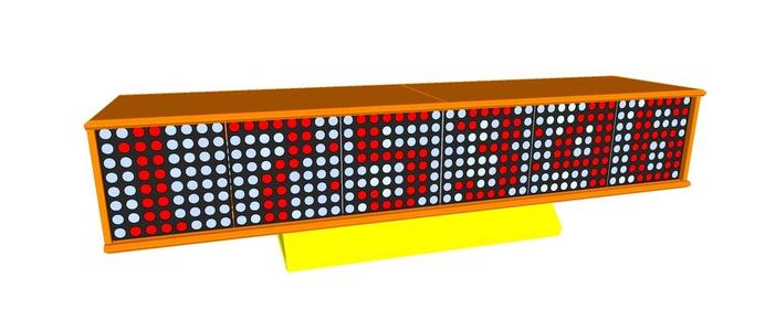 LED Matrix Bar Weather Station V1