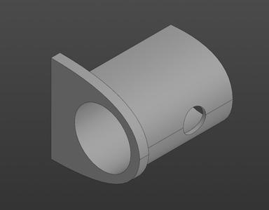 Part for microphone table clamp stand 