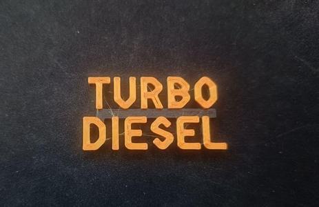 Turbo Diesel Emblem