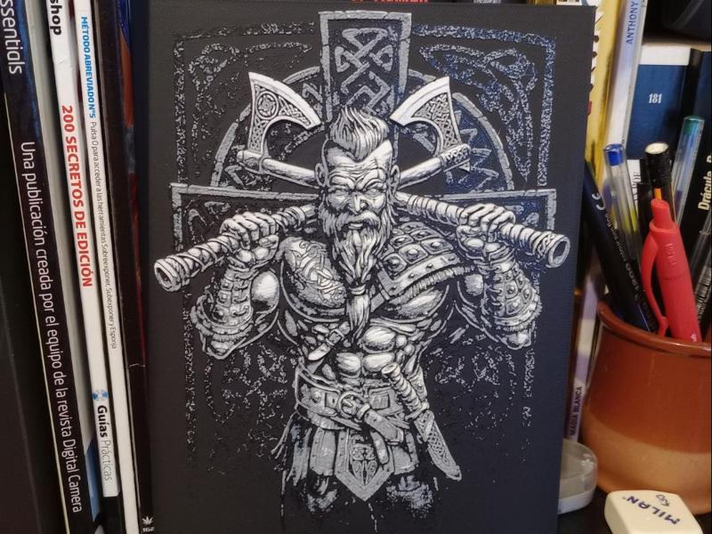 Nordic Warrior Hueforge