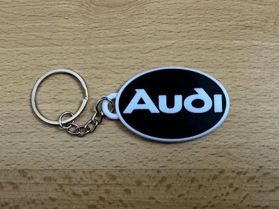 Audi Vintage Logo Keychain