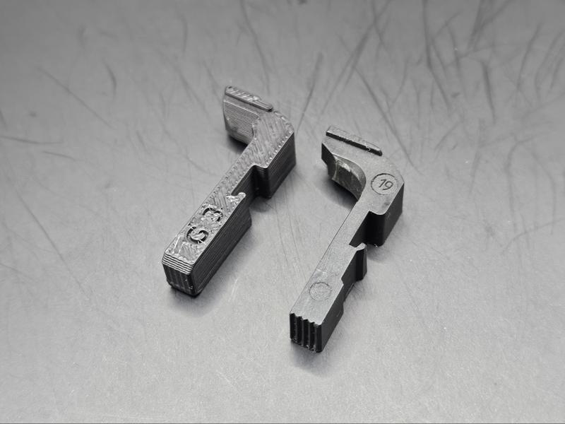 Airsoft Glock19 gen3 Mag release