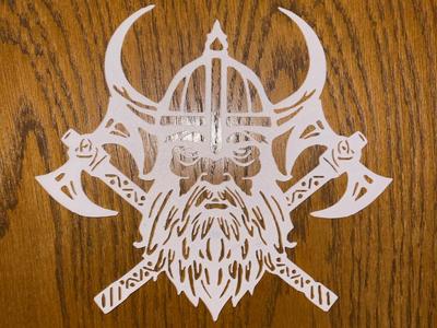 Viking wall decoration