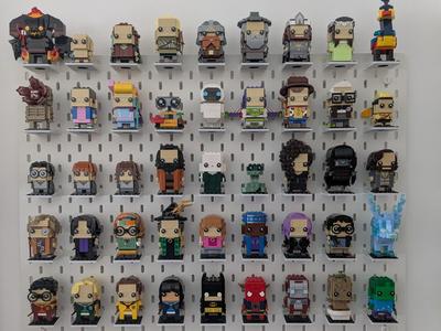 LEG0 Brickheadz display shelve for IKEA Skadis
