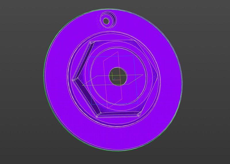 Borbet type A hubcap