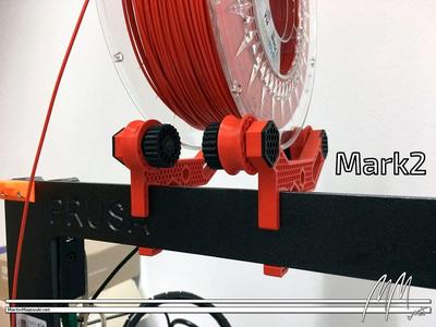 Prusa i3 MK2(s) & MK3 Spool Holder - Frame Mount - Top Loader