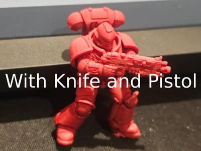 Prime-arise Gunmen with pistol and knife