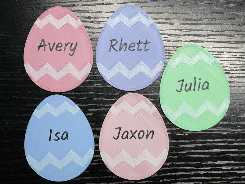 Easter Egg Name Tag / Decoration