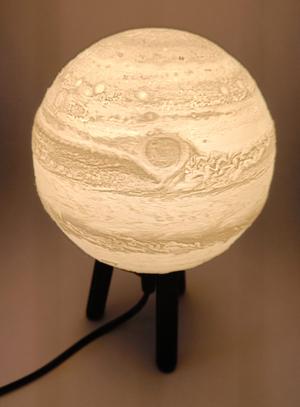 Hybrid Hanging/Desk Jupiter Lamp
