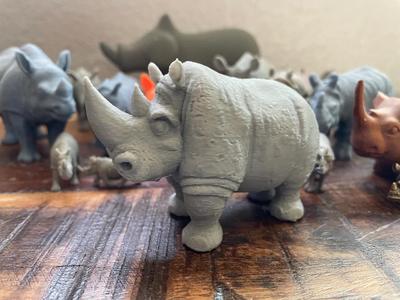 Cartoon Rhino   