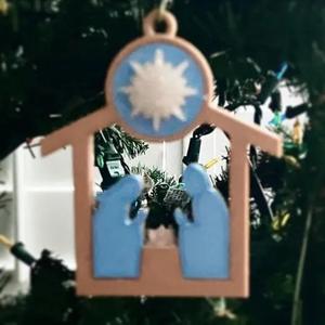 Nativity Christmas Ornament   
