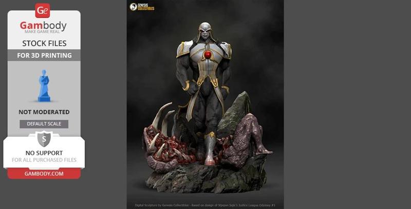 Darkseid - JLO with Original Helmet