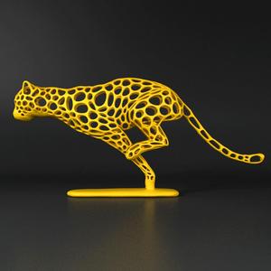 Cheetah Voronoi Wireframe
