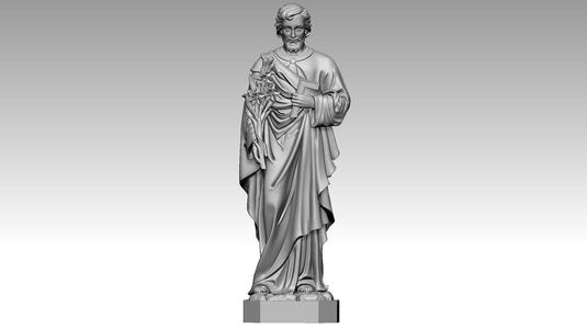 Saint Joseph - 3d print model