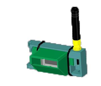 Heltec Lora 32 outdoor case offers sunlight readable screen   