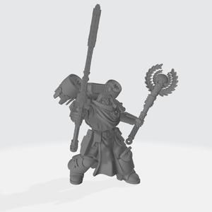 Chaplain that kills everything - whith teeth of terra and jumppack
