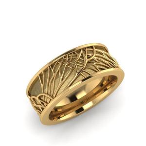 Tree of Life Wedding Band