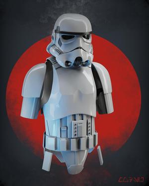 STORMTROOPER armor from Rogue One  plus E11 BLASTER