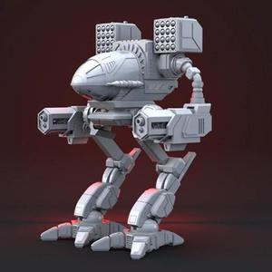 MWO Classic MadCat 3D Printing Model | Assembly + Action