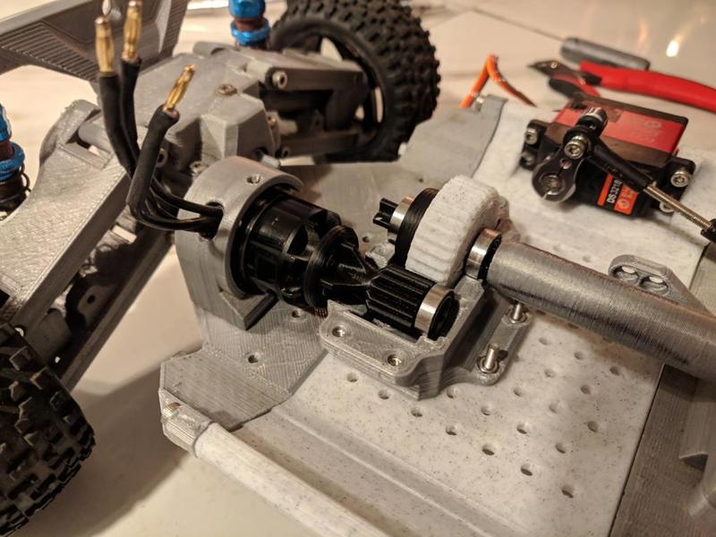 3D Printed RC Car V3 -- Tarmo3 -- Drivetrain [3/3]