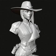 Ashe Overwatch Bust