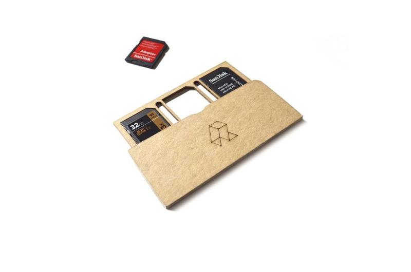 Laser cut SD Card holder.