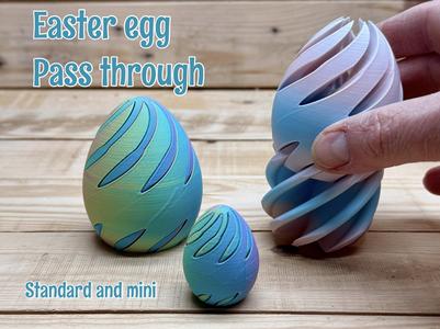 Easter Egg Pass Through Illusion. standard and mini 