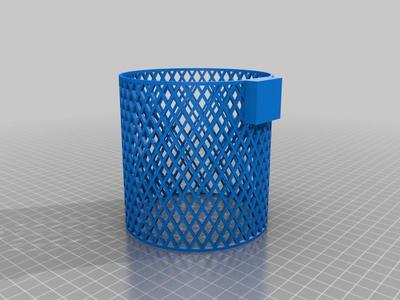 Clip-on basket for Ikea Kura Bed